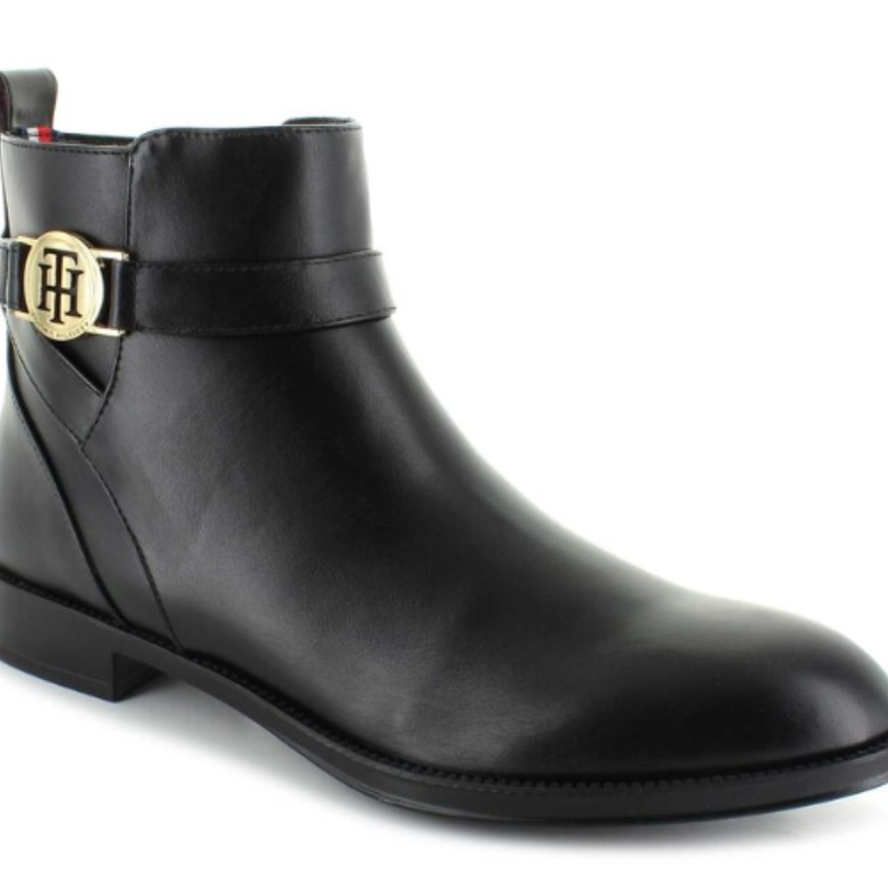 ONE MORE LEFT Tommy Hilfiger Rumore black boots - Picture 8 of 8
